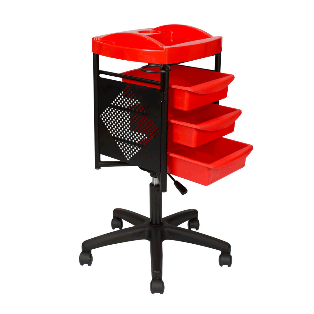 Парикмахерская тележка М 06 Вlack с регулировкой высоты