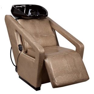 Парикмахерская мойка B38 электропривод подножки (реклайнер)
