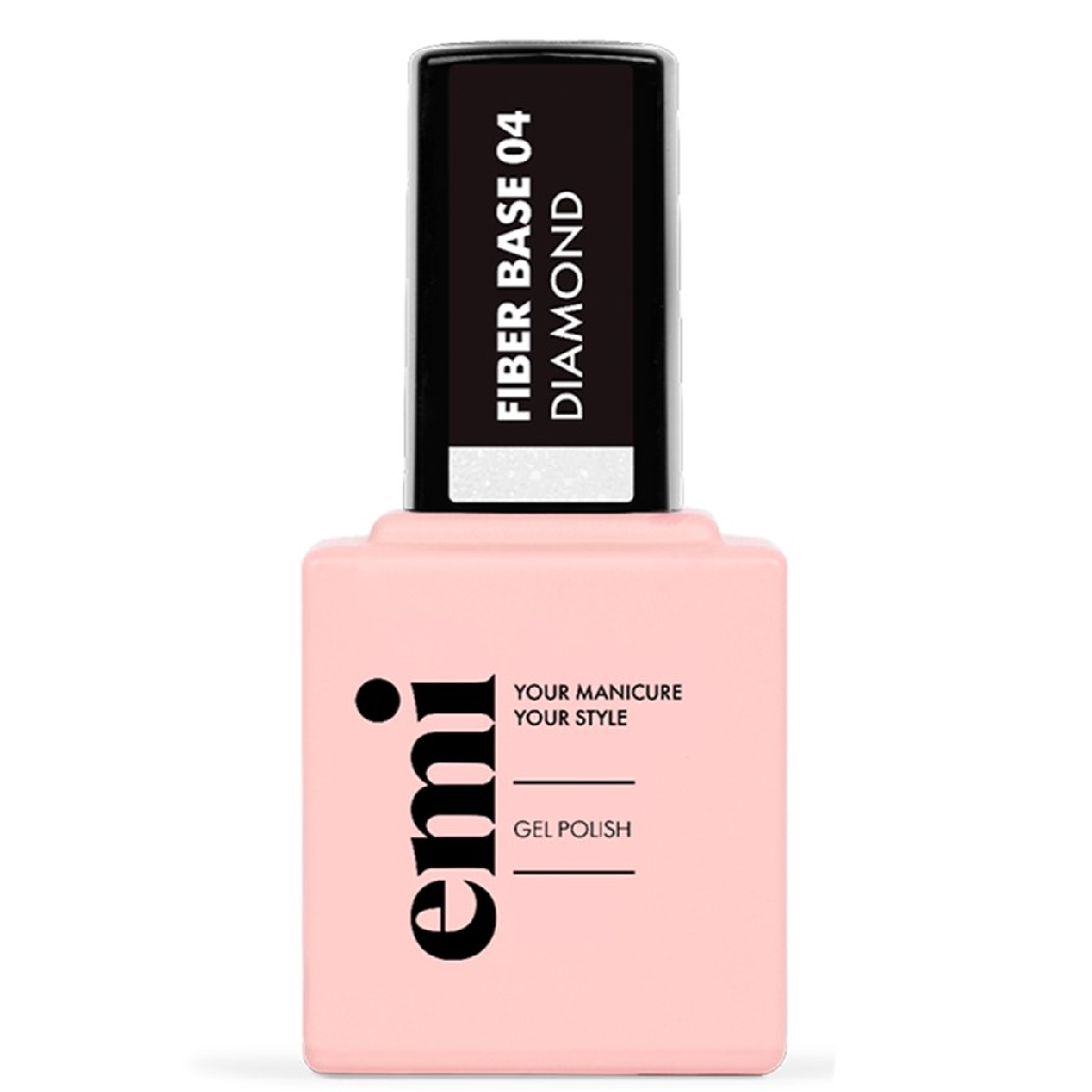 093302c6-3fac-11eb-ba84-001e67fb60ab〵E.MiLac, Файбер-база №4 Fiber Base Gel Diamond, 15 мл_0