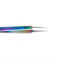 AC-J1-OBJ-HAM O-LASH BEAUTY Пинцет крючок-тип (хамелеон)