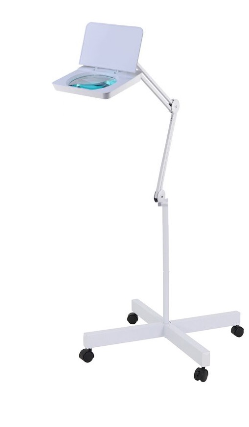 Лампа-лупа 5 диоптрий ММ5 127С (Л008D Т1) регулировка режимов света 60 диодов на штативе