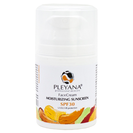 Pleyana, Солнцезащитный увлажняющий крем для лица spf 30, 50 мл