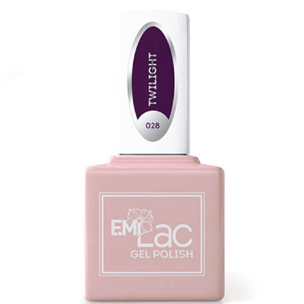 61921e66-4062-11eb-ba86-001e67fb60ab〵E.MiLac, Гель-лак №028 Сумерки, 9 мл_0
