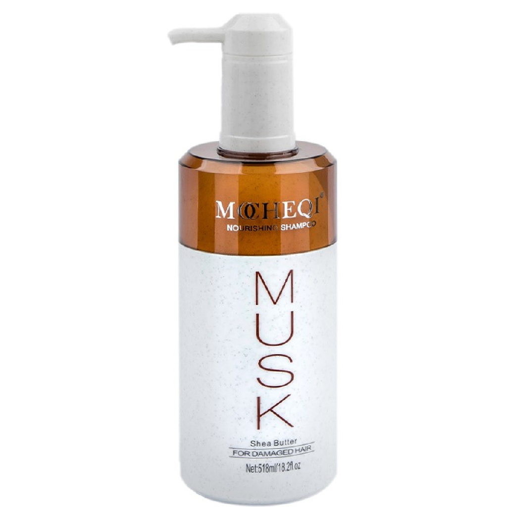 a3b83307-b78c-11ea-9718-001e67fb60ab〵MOCHEQI Musk, Шампунь для сухих волос с кератином и маслом Ши Nourishing Shampoo, 518 мл_1 (1)
