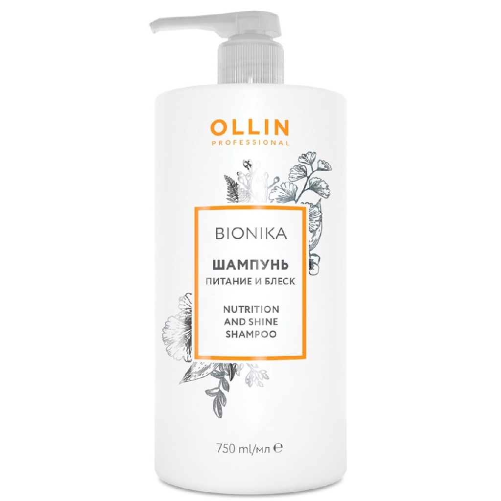 dad15668-f3da-11e8-bdc4-001e67fb60ab〵Ollin, Шампунь «Питание и блеск» BioNika, 750 мл_1 (1)