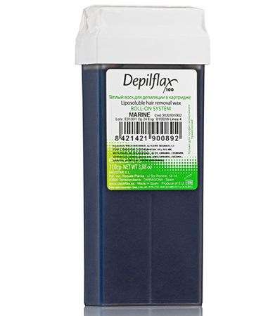900892D Depiflax100 Воск в картридже, цвет МОРСКОЙ (MARINE) 110 гр.
