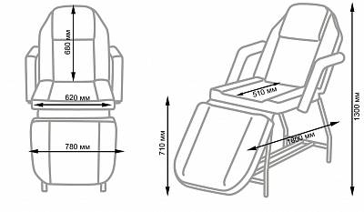 Косметологическое кресло МД 14 Стандарт выводится из ассортимента