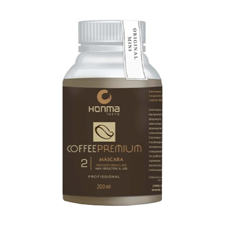 HONMA Tokyo, Шаг 2 Кератин Масимальное выпрямление и восстановление Coffee Premium, 200 мл