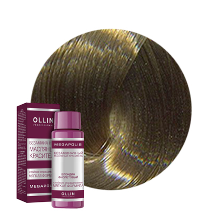 Ollin, Краска для волос Megapolis 817 светло-русый пепельно-коричневый, 50 мл