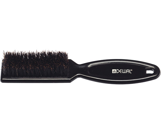 CO-007_5 DEWAL Щетка для барберов, черная, 14см