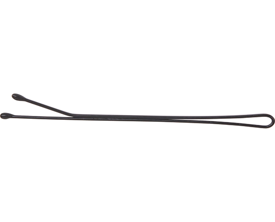CL3021B DEWAL  Невидимки черные, прямые 70 мм, 40 штуп, на блистере