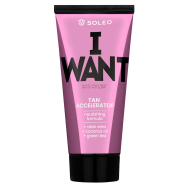 SOLEO, I WANT  Ускоритель загара для тела с кокосовым маслом, 150мл