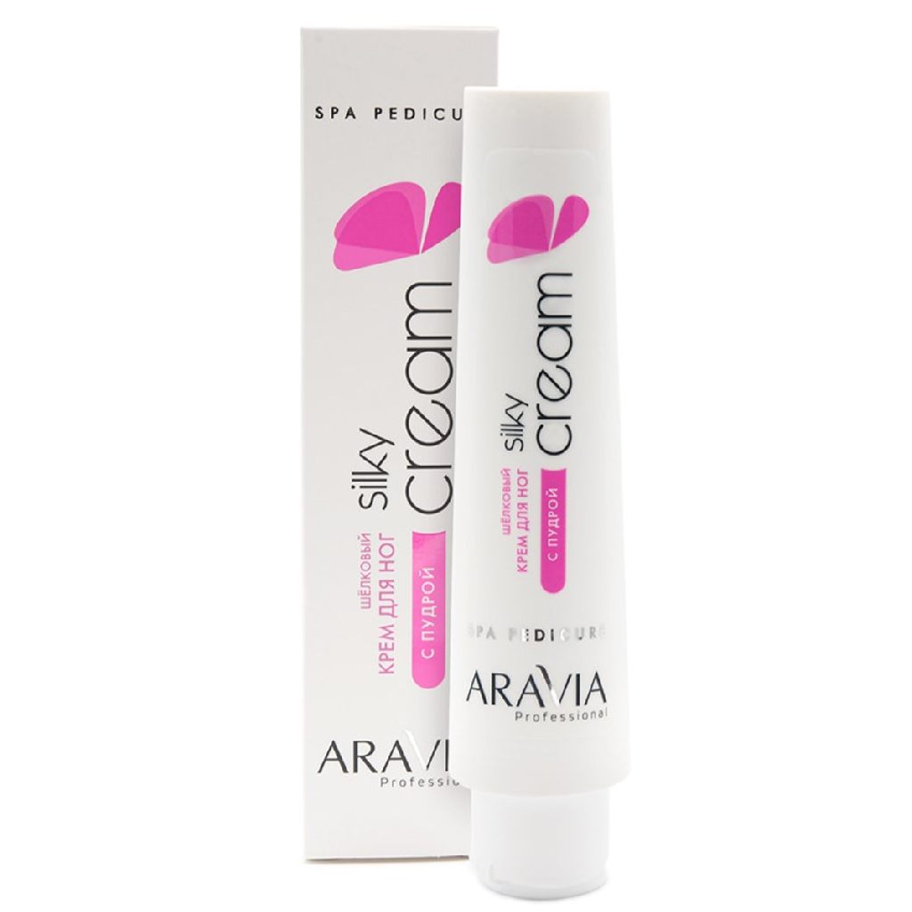 2023ab7c-9f84-11e7-ac03-001e67fb60ab〵ARAVIA Professional, Шёлковый крем для ног с тальком Silky Cream, 100 мл_1