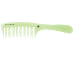 CO-6832-OLIVE DEWAL  Гребень OLIVE двойной, зеленый 20 см