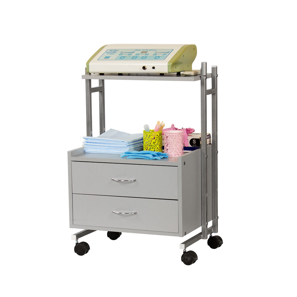 Тележка косметологическая МД 109 серебро