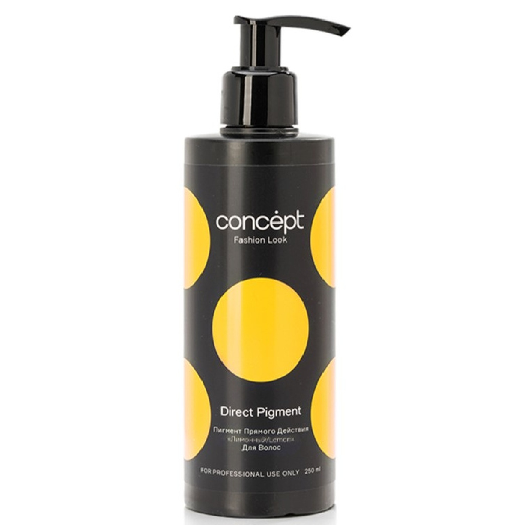 5ad903c5-cad7-11ec-9306-f02f7487fc7c〵Concept, Лимонный пигмент прямого действия Fashion Look, 250мл_0 (1)
