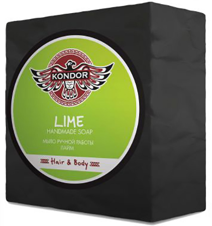 394884 KONDOR Hair&Body Мыло ручной работы Лайм 140г+-5г