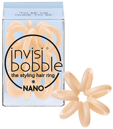 3051 INVISIBOBBLE  Резинка для причесок (бежевая) NANO To Be or Nude to Be  3 шт.