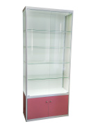 Витрина из алюминиевого профиля с LED подсветкой