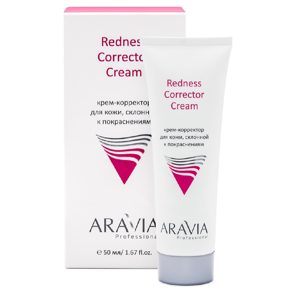 0debf59d-9043-11e9-aca7-001e67fb60ab〵ARAVIA Professional, Крем-корректор для кожи лица, склонной к покраснениям, 50 мл_0