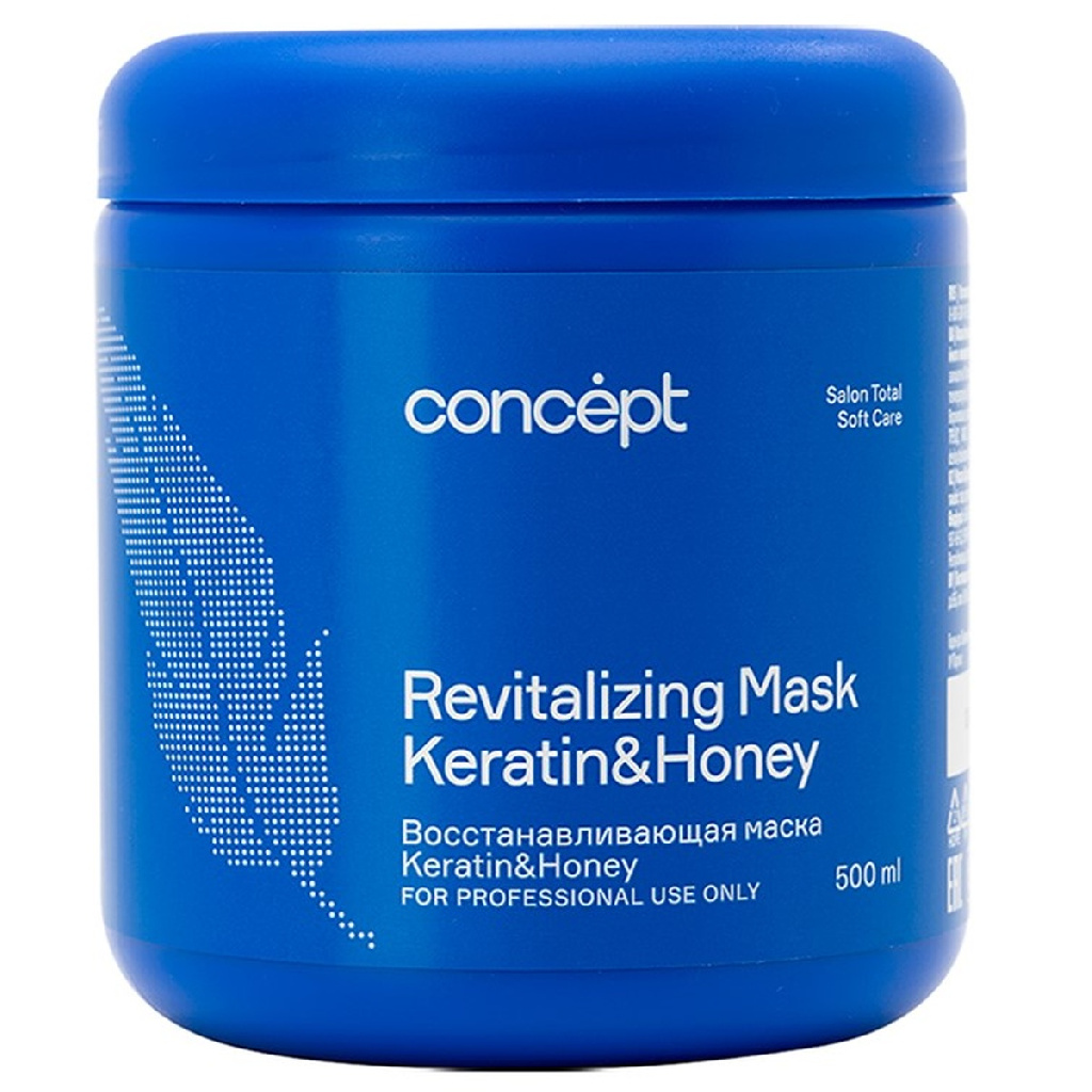 da67a816-cad5-11ec-9306-f02f7487fc7c〵Concept, Восстанавливающая маска Salon Total Soft Care Keratin&Honey, 500 мл_0 (1)