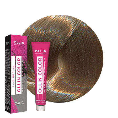 10_7 светлый блондин коричневый 100 мл Перманентная крем-краска для волос