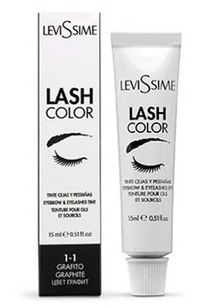 4507LS LevisSime LASH COLOR Краска для бровей и ресниц  15 мл, графит