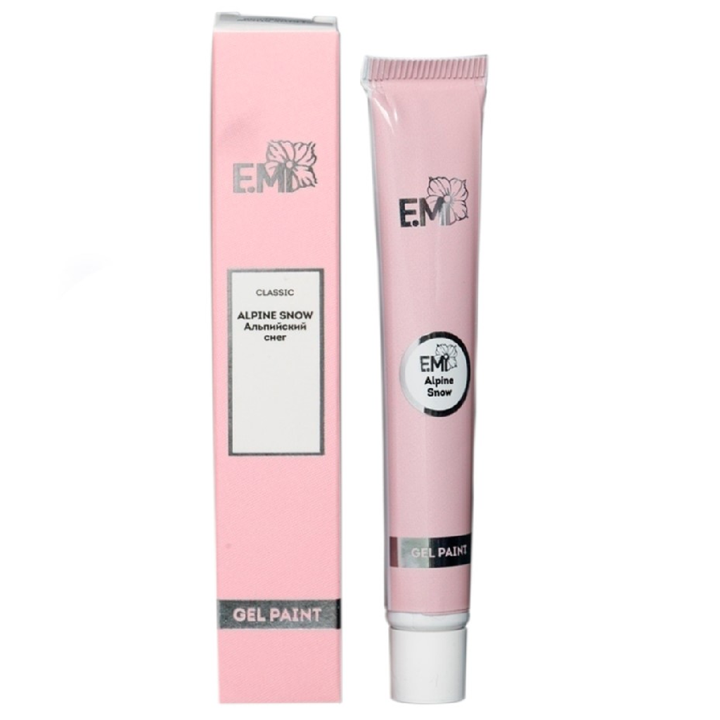 85dfd710-4062-11eb-ba86-001e67fb60ab〵E.Mi, Гелевая краска Альпийский снег CLASSIC, 10 мл_0