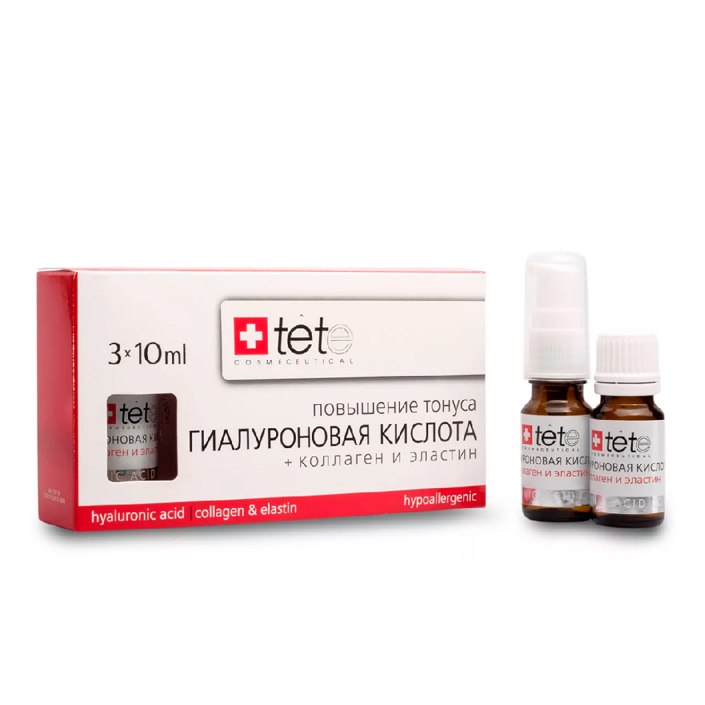 TETe Hyaluronic Acid Collagen & Elastin 3x10ml