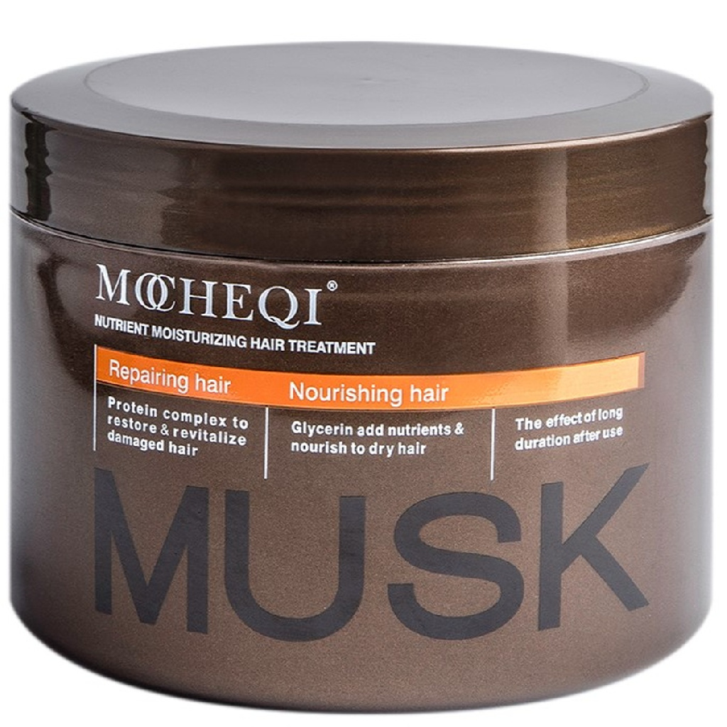 0db2e99d-b78f-11ea-9718-001e67fb60ab〵MOCHEQI Musk, Протеиновая маска для волос с пантенолом Nuntrient Moisturizing Hair Treatmen, 1000 мл_1 (1)