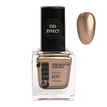 E.MiLac, Ультрастойкий лак №157 Золотое переплетение Gel Effect, 9 мл