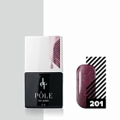 POLE / Цветной гель-лак "POLE" №201 - фиолетовая загадка 8 мл