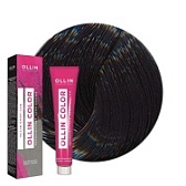 Ollin, Крем-краска для волос Color 2/0 Черный, 100 мл