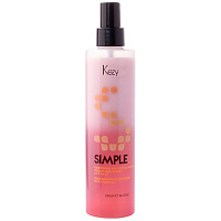 Kezy, Восстанавливающий двухфазный спрей-кондиционер без смывания Simple, 250 мл