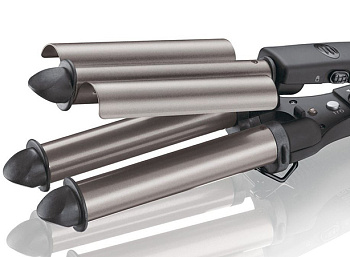 BABYLISS, Плойка тройная титан+ турмалин, 22,19,22 мм