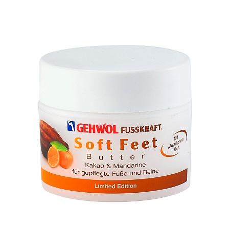 Gehwol, Крем-баттер какао мандарин Fusskraft Soft Feet Butter, 50 мл
