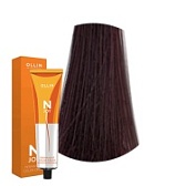 Ollin, Крем-краска для волос N-Joy 5/55 Светлый шатен интенсивно-махагоновый, 100 мл