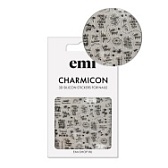 E.Mi, 3D-стикеры №233 Путешествия 2 Charmicon 3D Silicone Stickers
