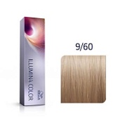 Wella, Крем-краска Illumina Color  9/60 Очень светлый блонд натурально- фиолетовый, 60мл