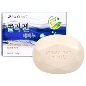 3W CLINIC, Мыло кусковое Коллаген Collagen beauty Soap, 120 гр.