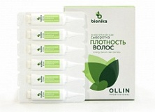 Ollin, Энергетическая сыворотка "Плотность волос" BioNika, 12х5 мл