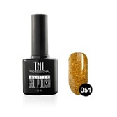TNL / Гель-лак "TNL - Glitter" №51 - Золото с мелким шиммером 10 мл