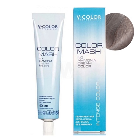 V-Color, Краска для волос Color Mash  9.12 Пепельно-перламутровый Блондин , 60мл