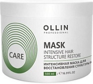 Ollin, Маска интенсивная для восстановления структуры волос Care, 500 мл