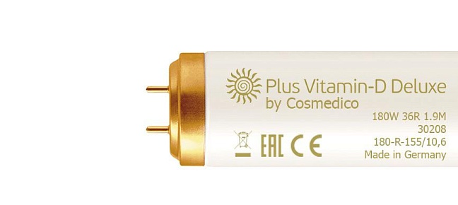 Лампа Plus Vitamin-D Deluxe by Cosmedico 180W 36R 1,9M