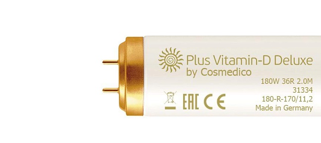 Лампа Plus Vitamin-D Deluxe by Cosmedico 180W 36R 2.0M