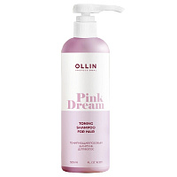 Ollin, Тонирующий розовый шампунь для волос PINK DREAM, 500 мл