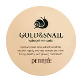 Petitfee, Набор патчей для век гидрогелевые золото и улитка, Gold Snail Hydrogel Eye Patch, 60 шт.