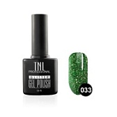 TNL / Гель-лак "TNL - Glitter" №33 - Зеленый с мелким шиммером 10 мл