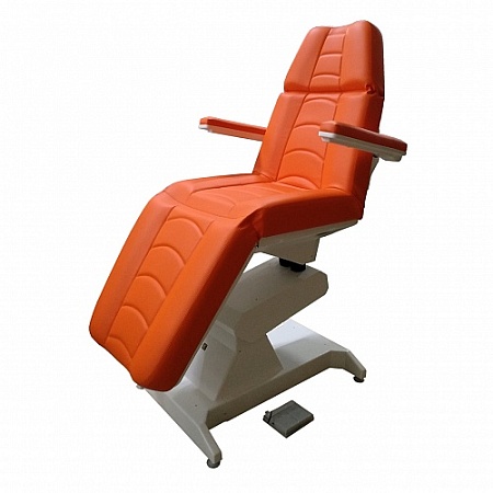 Косметологическое кресло Ондеви 4 Мезо регулируемый подголовник четырехмоторное ножной пульт откидные подлокотники